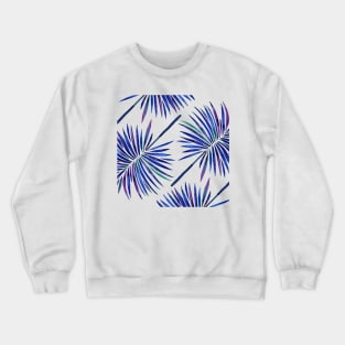 fan palm indigo Crewneck Sweatshirt